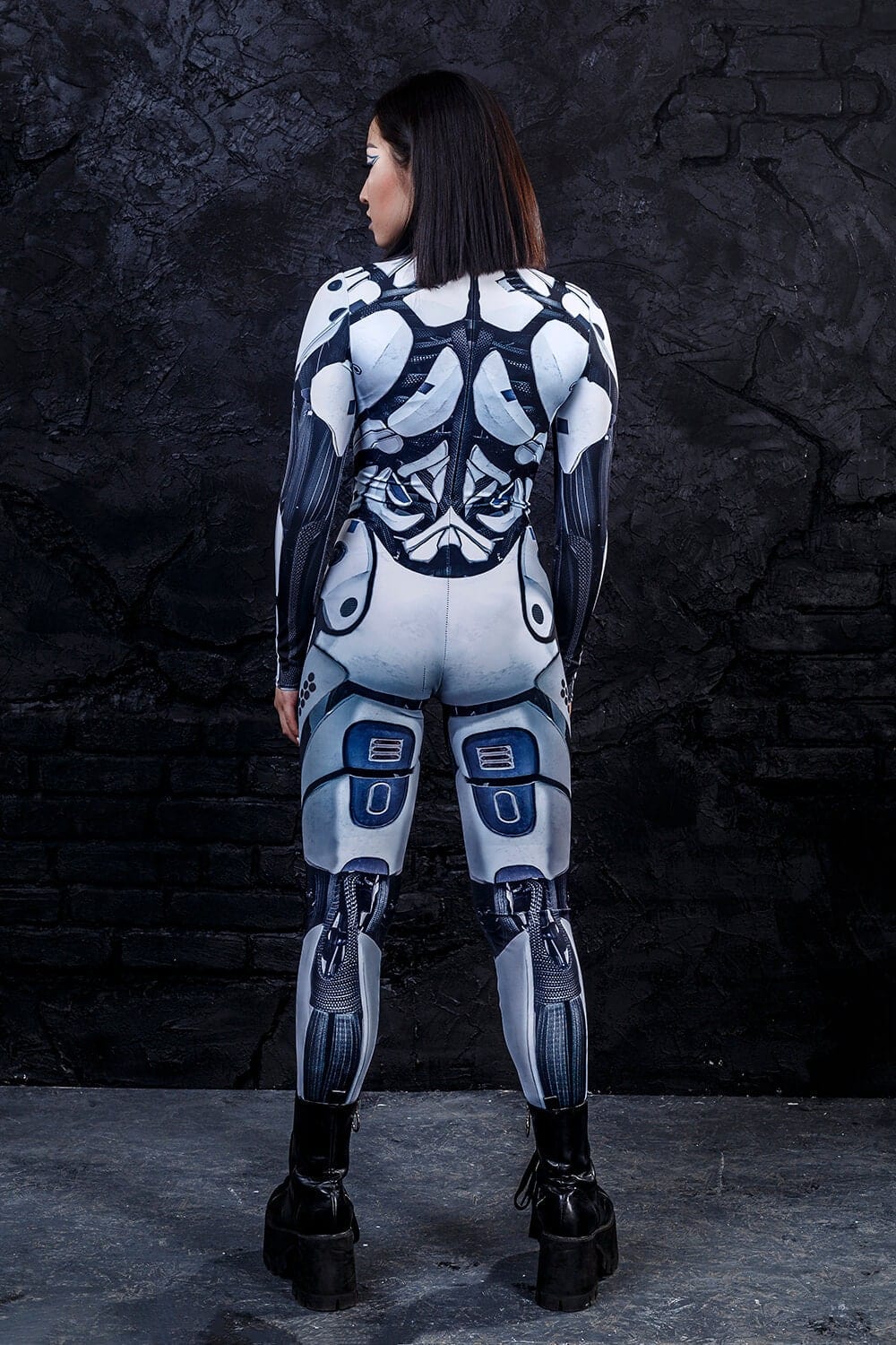 White Droid Costume - Image 3