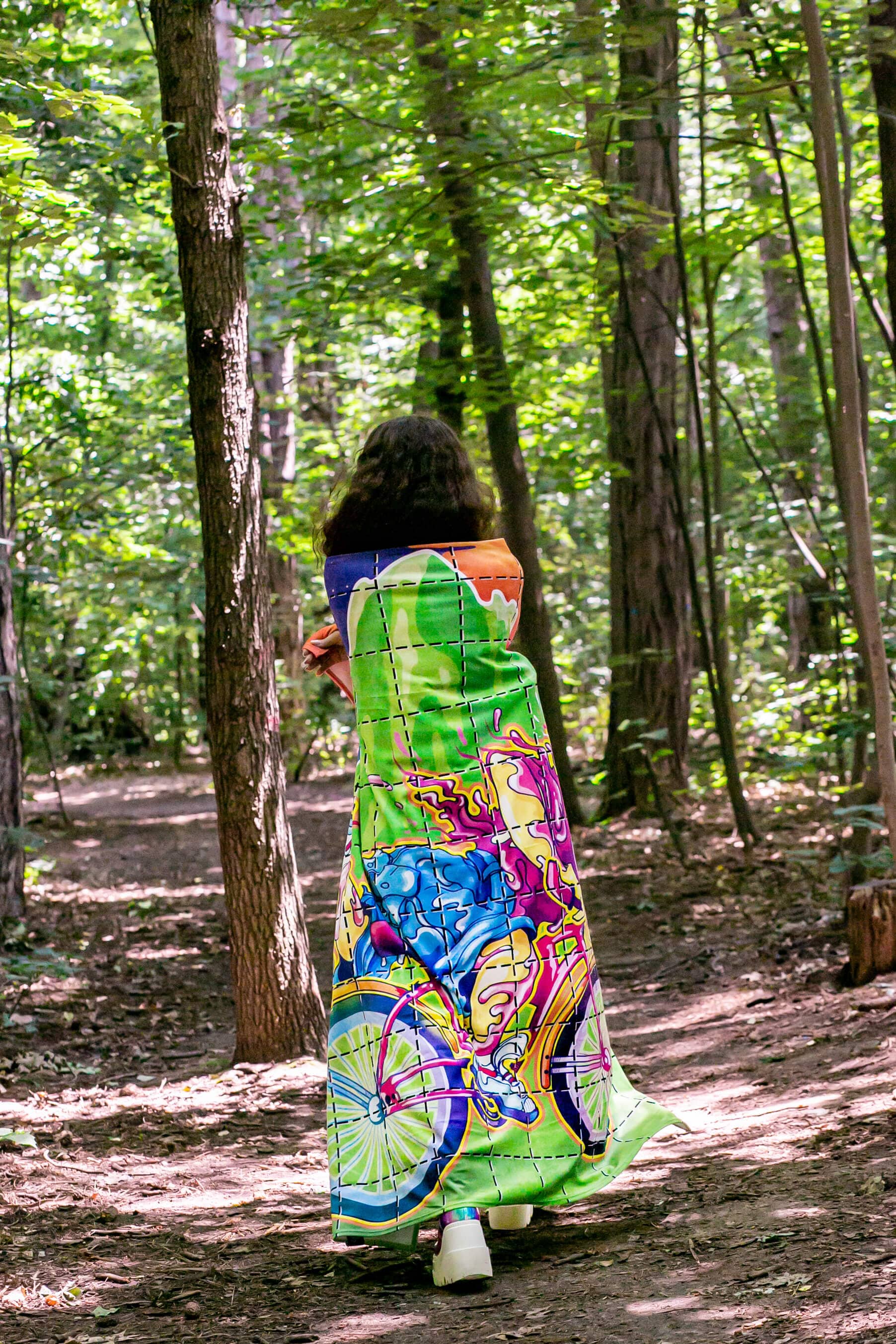 Bicycle Day Blotter XXL Towel - Image 3