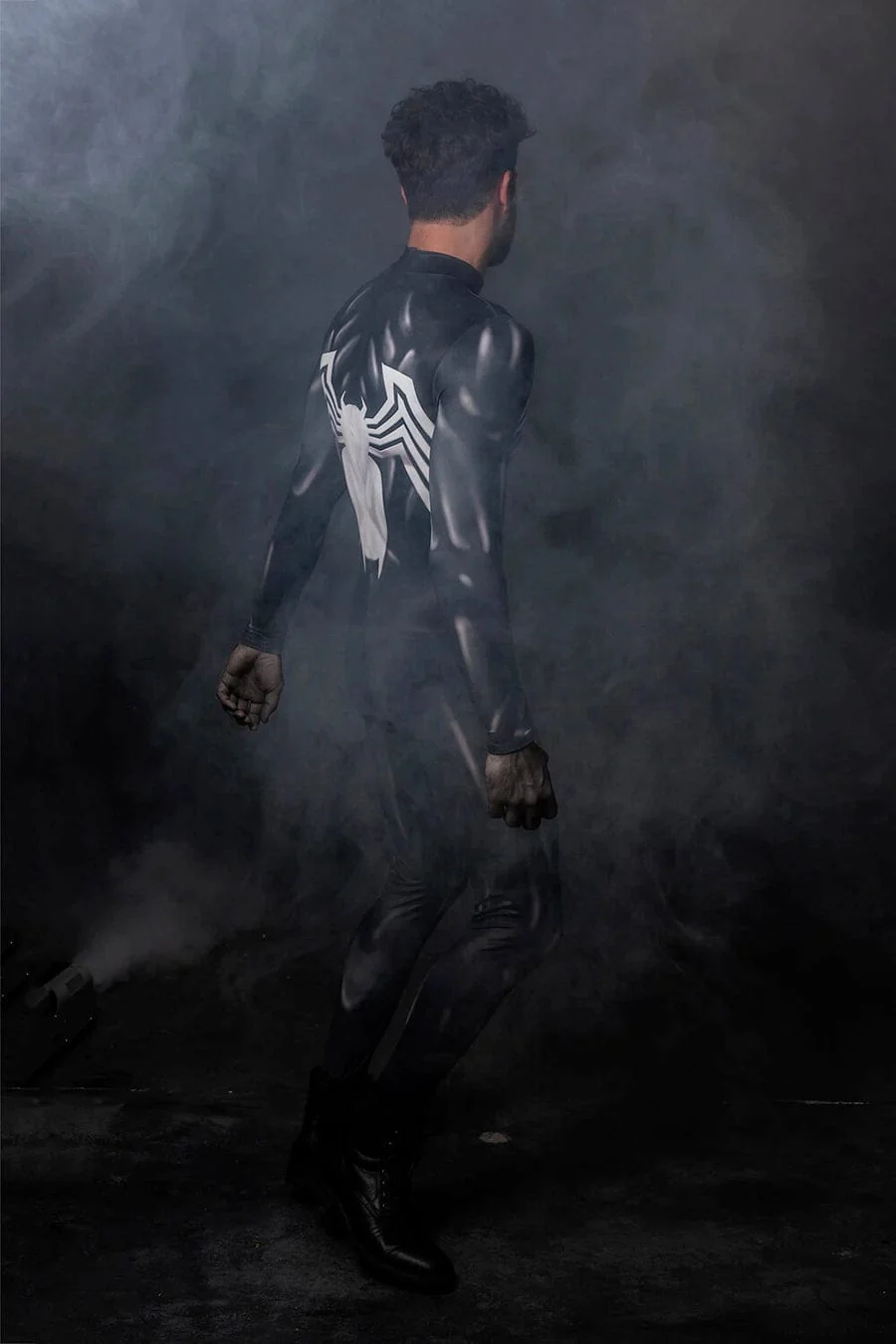 Black Spider Male Costume - Image 3