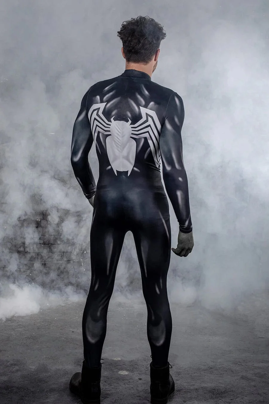 Black Spider Male Costume - Image 4