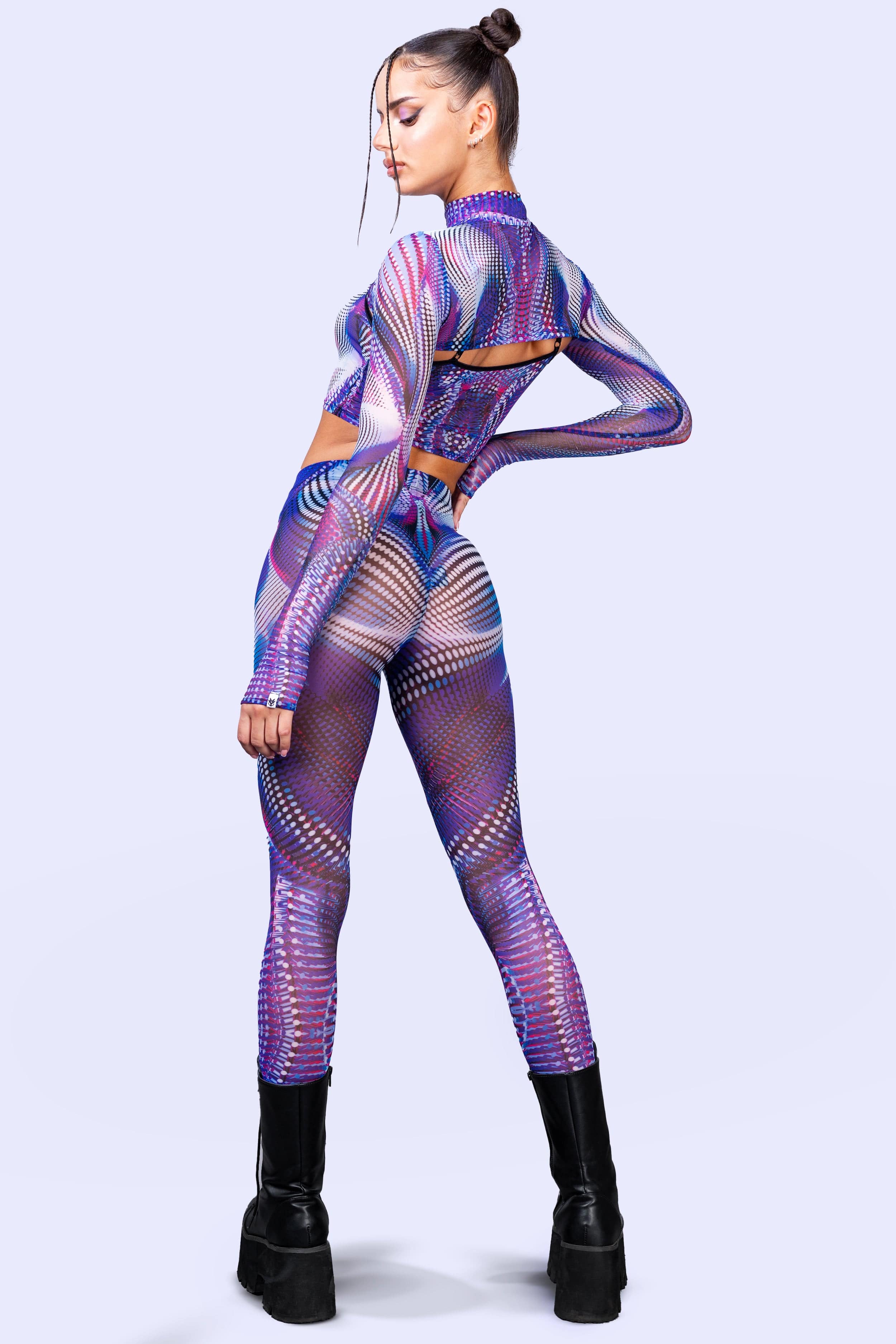 Fata Morgana Mesh Leggings - Image 4