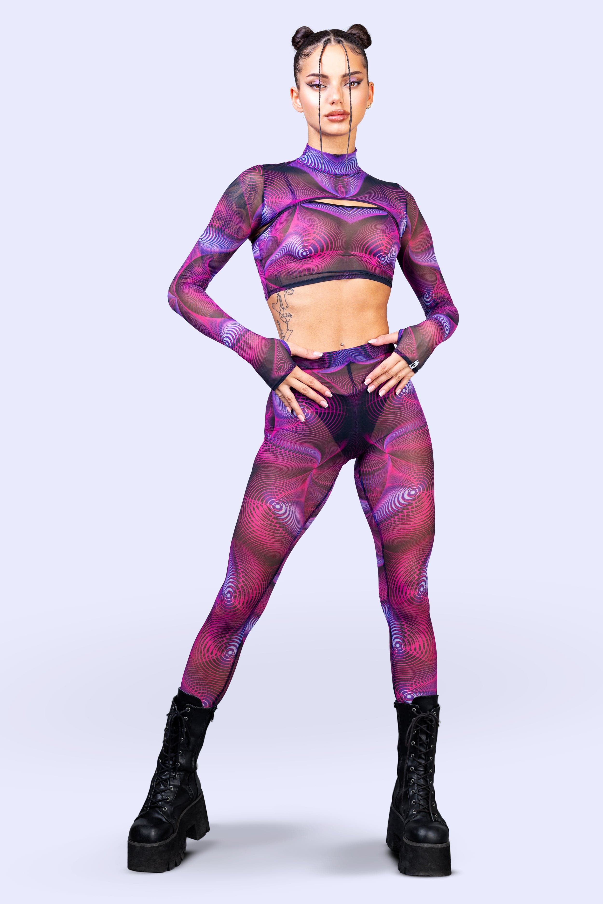 Fluctuation Mesh Leggings - Image 4