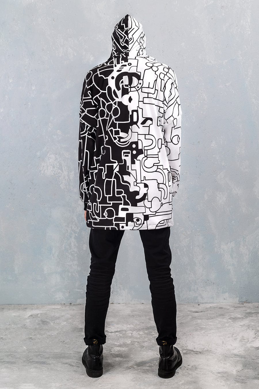 Halfies Male Zippy Hoodie - Image 4