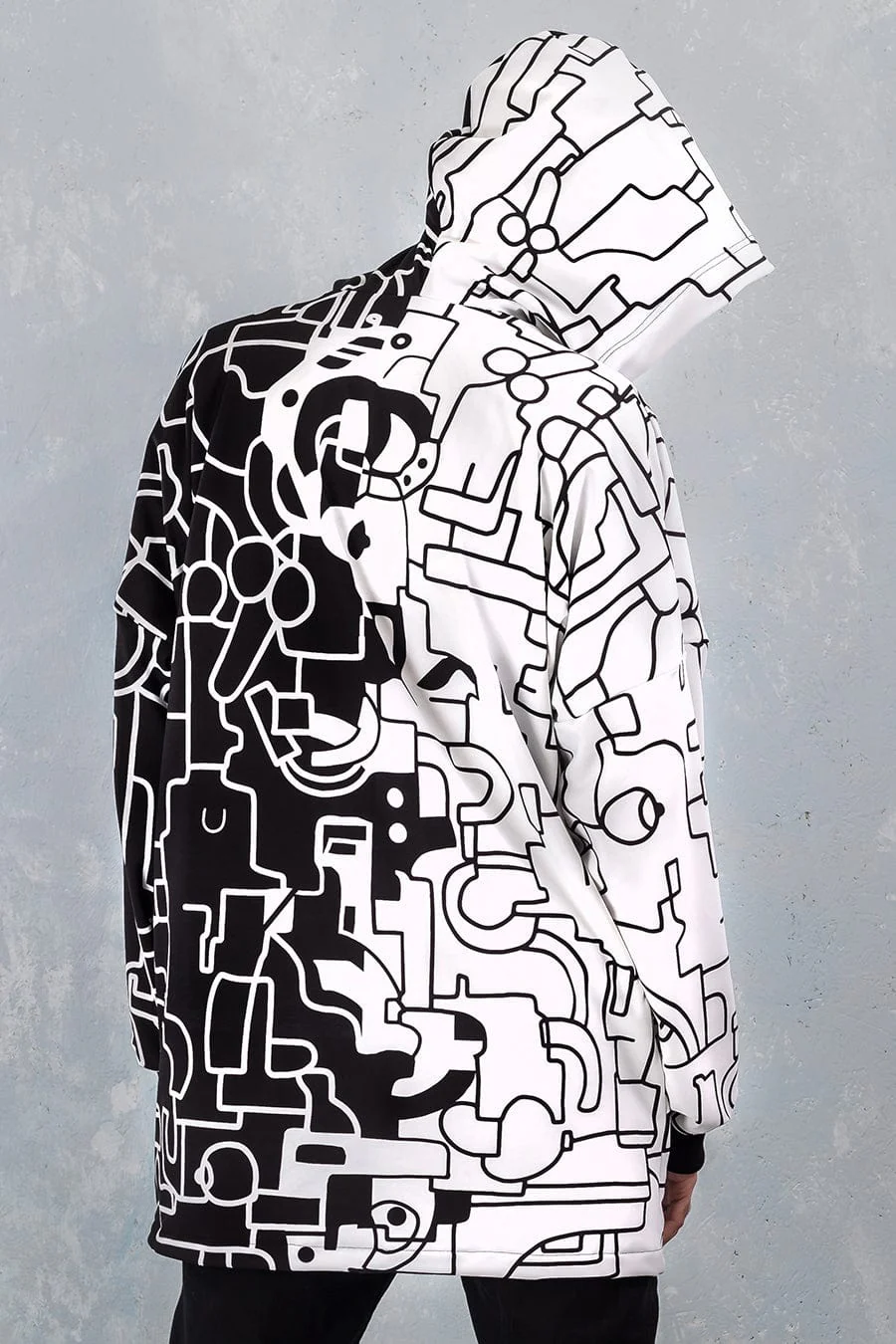 Halfies Male Zippy Hoodie - Image 5