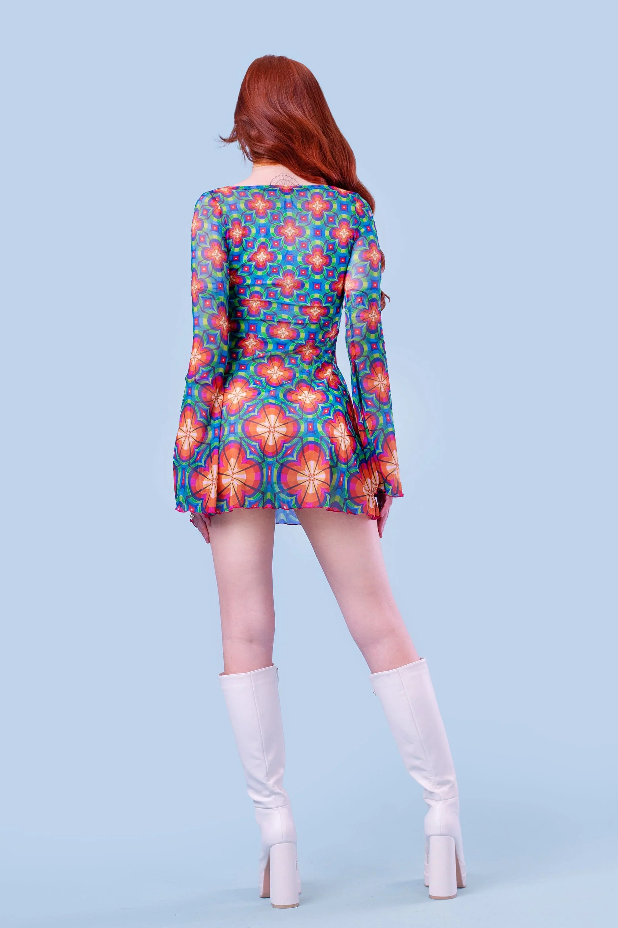 Instant Crush Mesh Mini Dress - Image 5