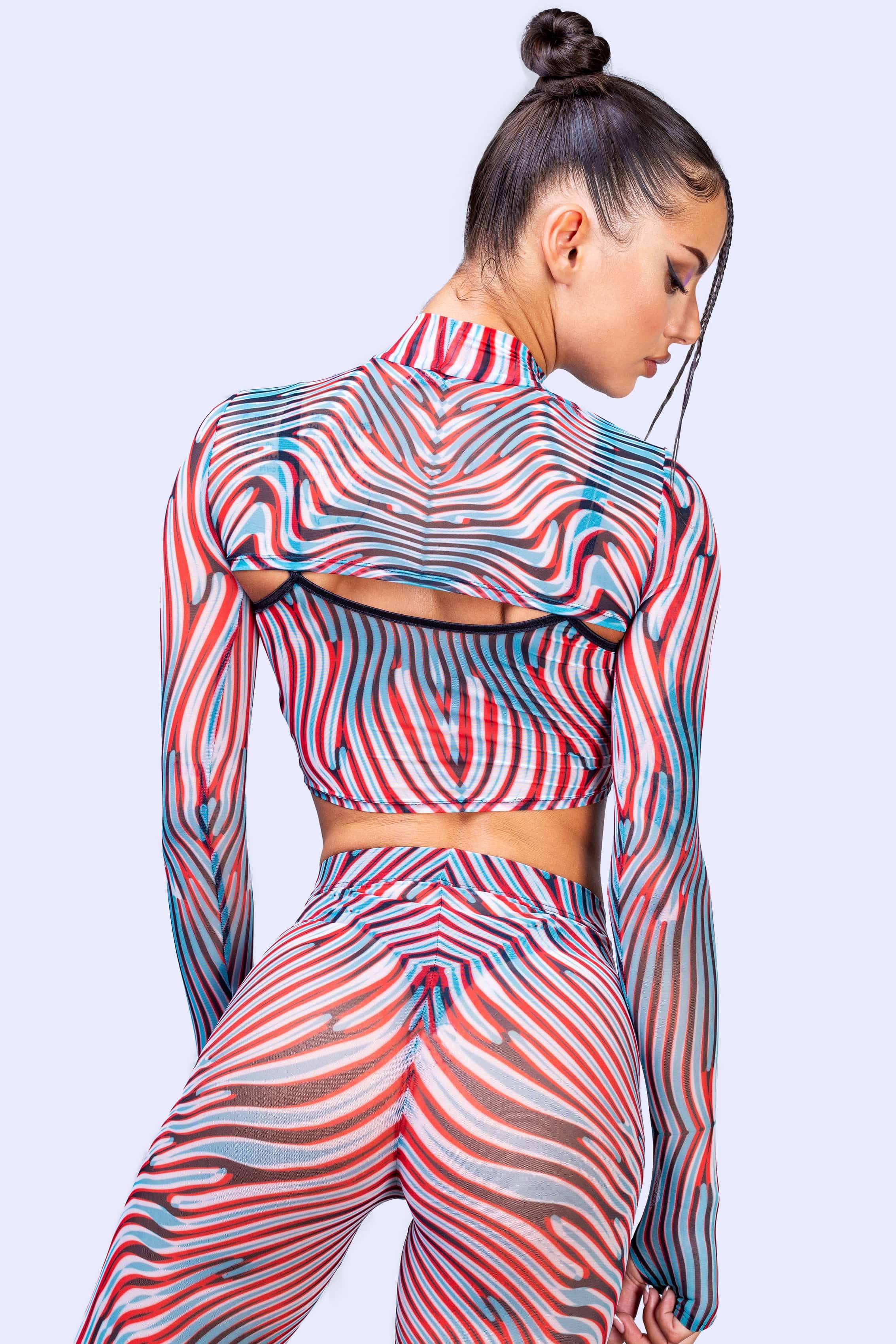 Iris Mesh Leggings - Image 5