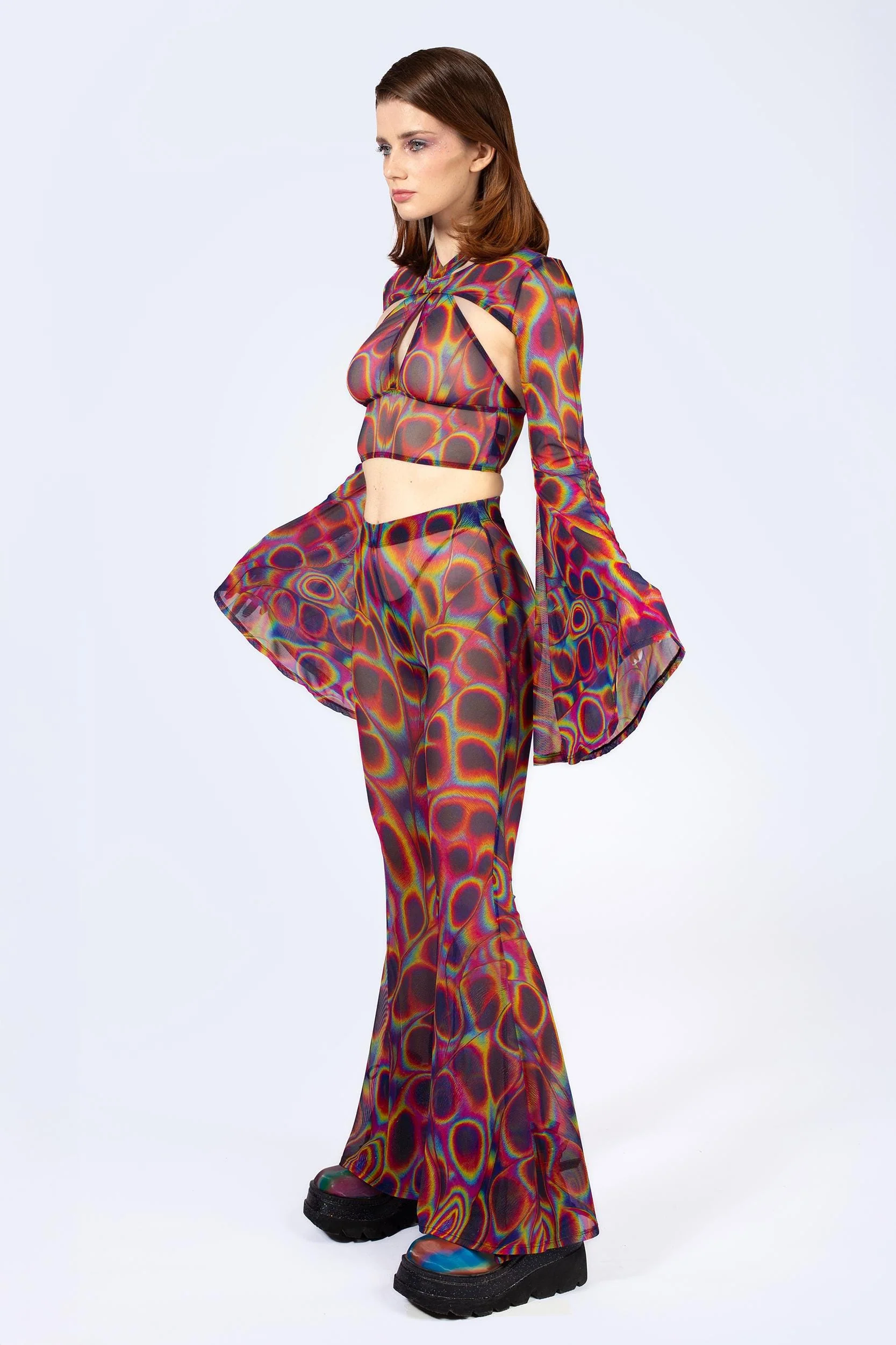 Peak Spot Criss Cross Top And Shrug - Image 7