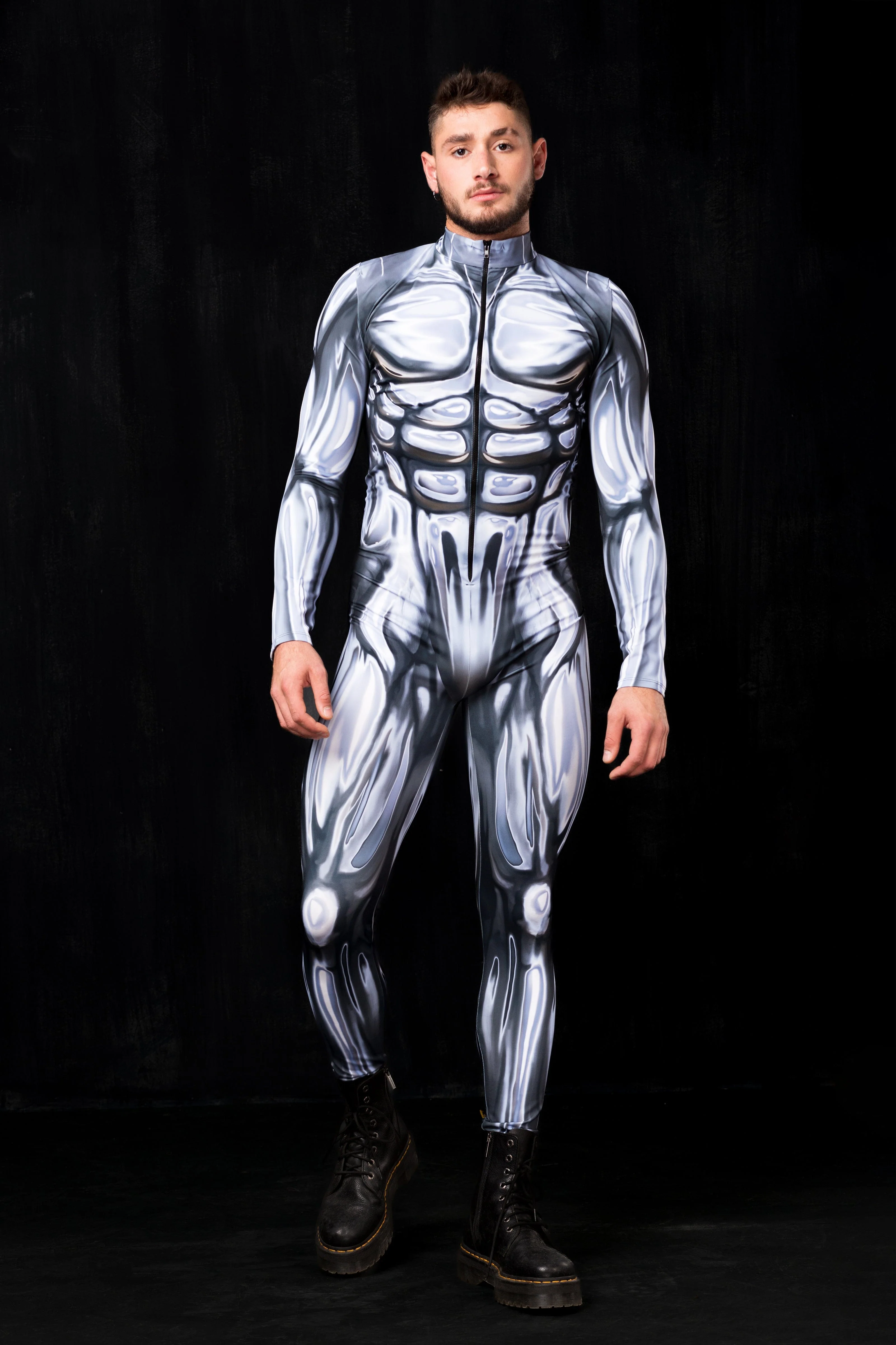 Silver Man Costume - Image 3