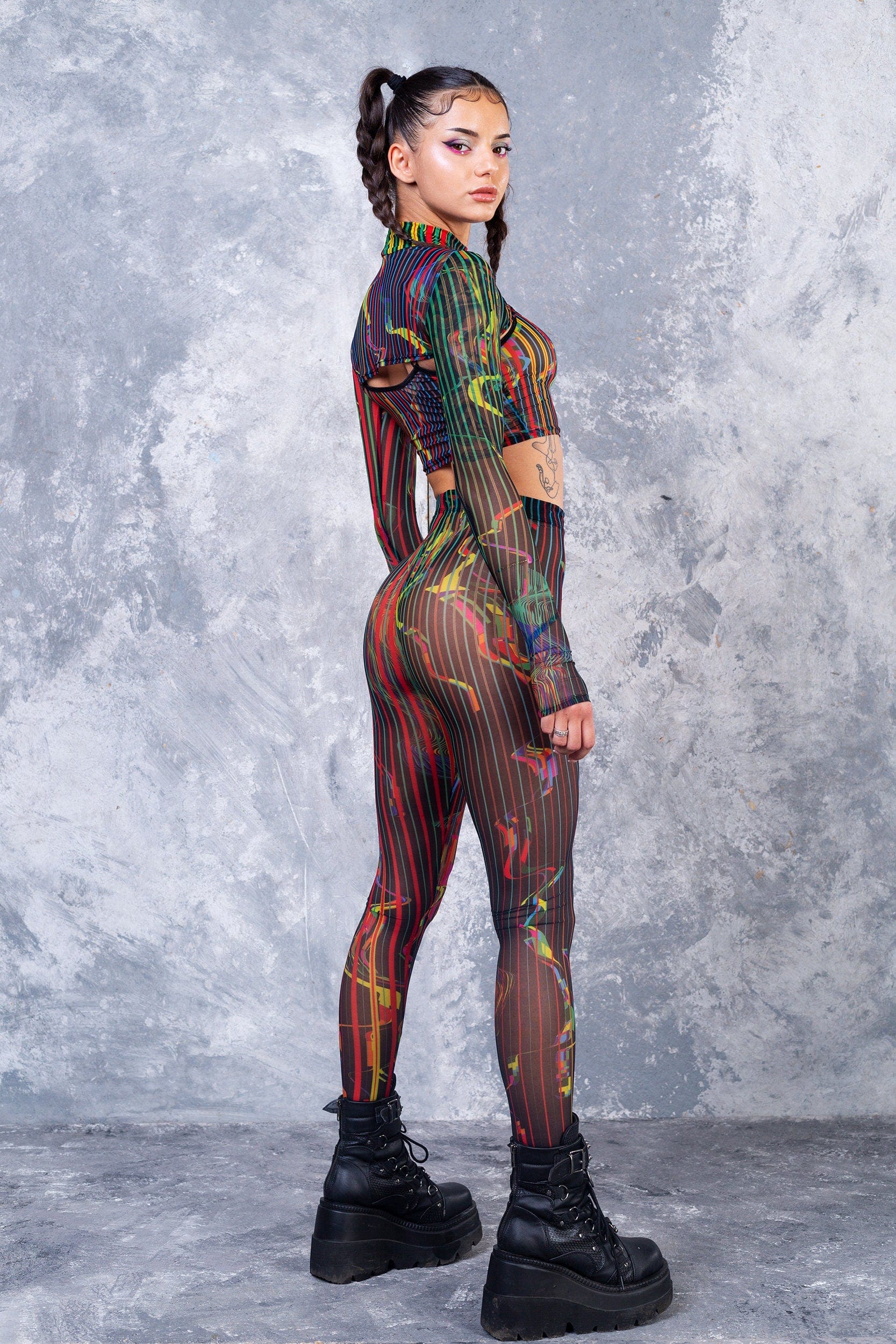 Simulation Mesh Leggings - Image 4