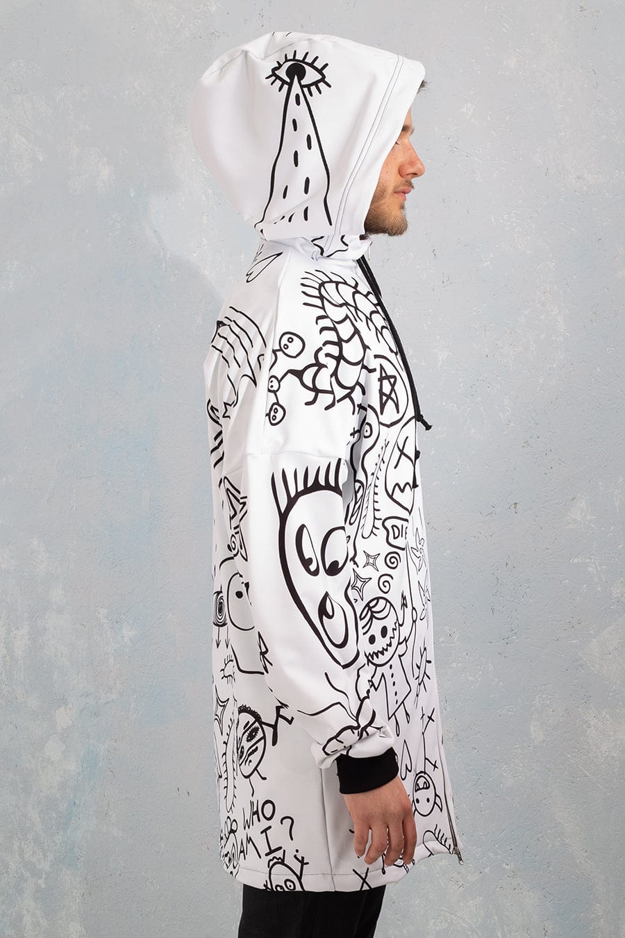 Ugley Male Zippy Hoodie - Image 3